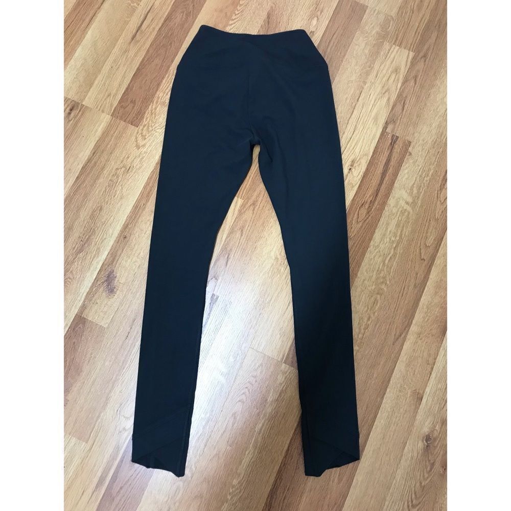 GYMSHARK Crossover Leggings Workout Running Gym Darkest Teal Size XS New - Picture 3 of 9